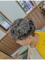 理創こすぎ ツーブロック&パーマ