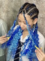 エルバイイエローコーン(ell by YELLOW CORN)&nbsp;ボヘミアンコーンロウ/ギャル/派手ヘア