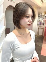 ロンドヴァリー 渋谷店(Lond vallee) 顎ライン×レイヤーボブ