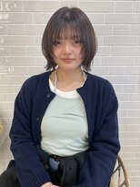 ジーナ 西新(Zina)&nbsp;ボブのレイヤースタイル♪