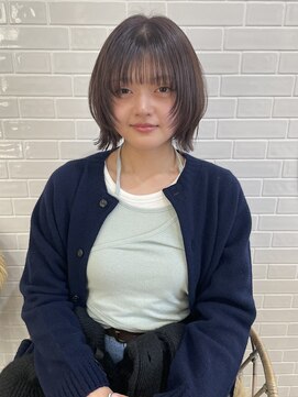 ジーナ 西新(Zina) ボブのレイヤースタイル♪