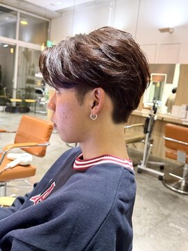 ヘア アンド スパ エジェリ プリム(hair&spa egerie prime) ナチュラルセンターパート 森