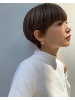 ハルキミナト メゾン(HM MAISON) 30代40代50代耳かけショート前髪なしハンサムショートカット