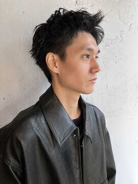 フェンヘアーアイス 中目黒(Fen.hair ici) ビジネスシーン◎ベリーショート爽やかアップバングツーブロック