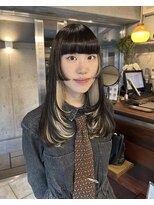 ギフトサニーサイド(gift sunny side)&nbsp;動きたっぷりなレイヤースタイル×姫カット