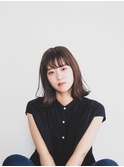 くびれヘア/メルティーカラー/大人ガーリー