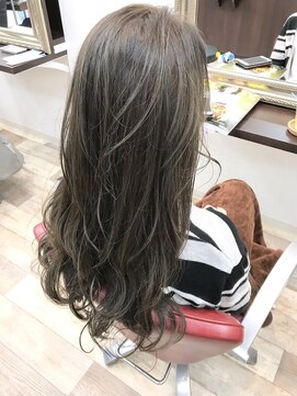 ヘアーサロン イルア 北越谷(hair salon I'LUNA) エヌドット透明感フォギーベージュ