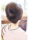 シンプルかつ華やかに和装ヘアセット【BELL桜新町/用賀】