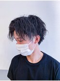 【ゆるめのツイスパ】センターパートスタイル