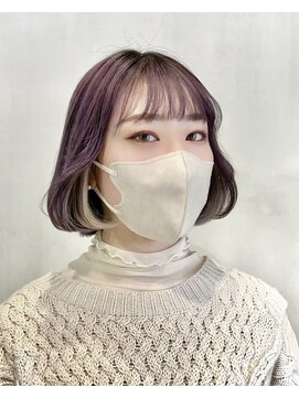 リルミー(Lilme) 【紫×インナーホワイト】（ブリーチ２回～）　＊rina＊