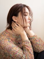 シフターズ(SIFTERS)&nbsp;ピンクブラウン　◇ルーズミディアムボブ