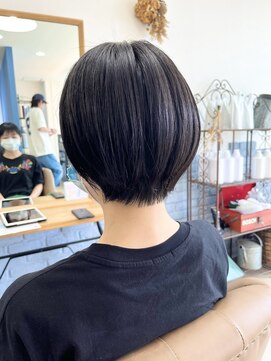 リープ(leap hair) 丸みショートボブ