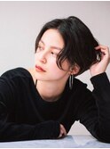 ウェーブハンサムショート20代30代40代大人可愛い青山表参道