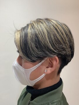 フォルテ 草薙店 メッシュキャップハイライト センターパート