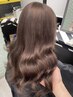 オーガニックカラー＋ダメージ軽減ケア ￥5500