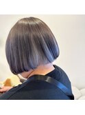 ボブにもピッタリ！ハイコントラストインナーカラー