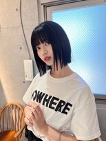 サンド 池袋(sand)&nbsp;@sei___sandインナーカラー/ボブ/切りっぱなしボブ/池袋