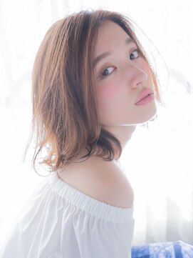 オジコロジ(ojiko.roji) ☆月曜営業☆ojiko.大人可愛いゆるふわ外はねミディアムボブ