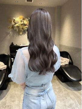 ロンド レア 天神大名店(Lond Le’a) ダブルカラーコントラストハイライト透明感カラーグレージュ韓国