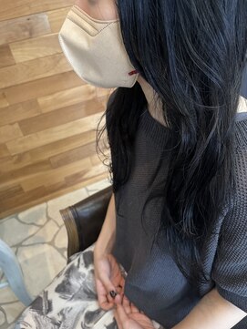 ヴィーナ(Veena) さりげないブルーブラック