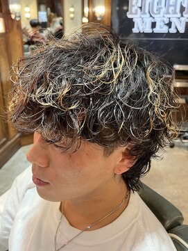 エイトメン 上野店(EIGHT MEN) 波巻きスパイラル ウルフ ハイライト