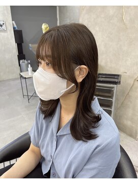 ロンドアヴァントゥス 池袋(Lond aventus) 韓国レイヤー/韓国風/ボブ/髪質改善/黒髪/ブリーチなし〔池袋〕