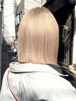 ランズサンズ 表参道(runsuns)&nbsp;ダブルカラーハイトーンカラーケアブリーチホワイトベージュ