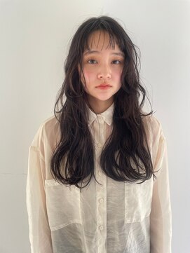 ヘアサロン ガリカ 表参道(hair salon Gallica) <SAKI>ナチュラルロングレイヤー/顔周りレイヤー/アンニュイ