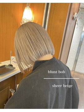 ザックラフィネ(ZACC raffine) ハイトーンボブ