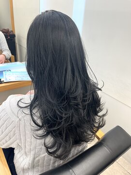  リュクスバトーバイトリコ 船橋南口店(Luxe BATEAU by tricot) レイヤー/ブルーブラック