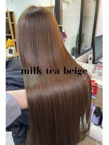 【ミルクティーベージュ】似合わせカット/カラー/トリートメント