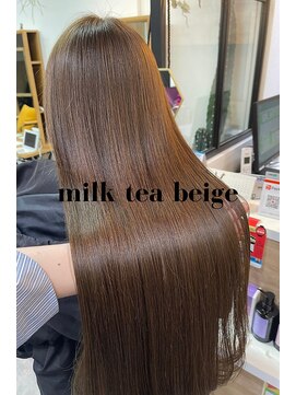 シャルムバイケンジ(Charm.by KENJE) 【ミルクティーベージュ】似合わせカット/カラー/トリートメント