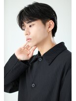 【佐藤翼】シースルーセンターパートの黒髪韓国マッシュヘア