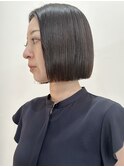 切りっぱなしボブ/乾かすだけでまとまる/アイロンいらず表参道