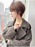 ショートボブ髪型30代40代50代前髪あり前髪なし面長丸顔【倉田】