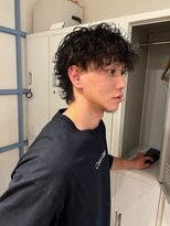 ナンバー ジェミカ 札幌(N° jemica)&nbsp;ダークアッシュニュアンスパーマプードルパーマスペインカール