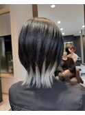 ホワイト×ブラック