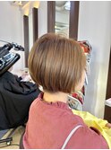 ショートボブ#前下がり#ニュアンスカラー#ひし形#くびれかわいい