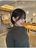 伸ばしかけコンパクトボブ