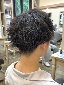 アルターリール(aL ter Rire) 韓国マッシュ/スパイキーショート/ブルーブラック[鎌取］中村