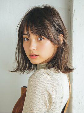 エスアール 王寺店(SR) 軽やか外ハネボブミディ/大人カジュアルスタイル