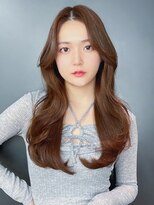 アイティー バイ アルバム 浦和店(IT by ALBUM)&nbsp;グレージュおくれ毛くびれヘアロング_F0073