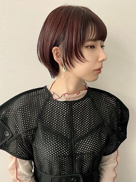 アルコイリスバイドールヘアー(ARCOIRIS by Dollhair) 都島/ミニボブ／暖色カラー/レイヤーカット/韓国