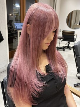 スタン 渋谷(Stam) レイヤーカット/ピンクカラー/【渋谷】