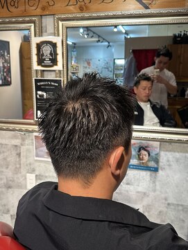 サンアンドマーリィズバーバー 駅前店(SON&MARLEY'S BAR BER) やりすぎないショート/本厚木/スパイキー