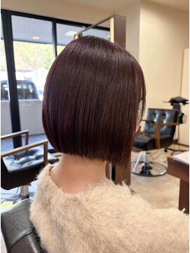 暖色ボブ