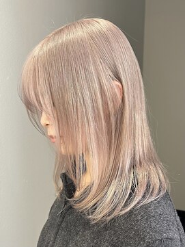 プネル(punel) のあホワイトミルクティー ホワイトベージュ ケアブリーチ