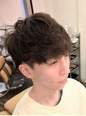 韓流マッシュパーマ　【京都市　理容室】