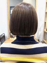 グラッシー センター北店(GLASSI)&nbsp;ミニボブ★インナーカラー★ミルクティベージュ★イメチェン