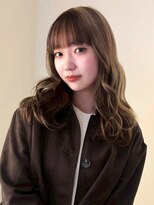 ユニバイリサ 天神大名店(uni by risa)&nbsp;前髪カット 顔周りレイヤー レイヤーカット ハイライト